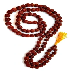5 मुखी 7 मिमी रुद्राक्ष जप माला (Five Mukhi 7 MM Rudraksha Jaap Mala (108 +1 Beads).
